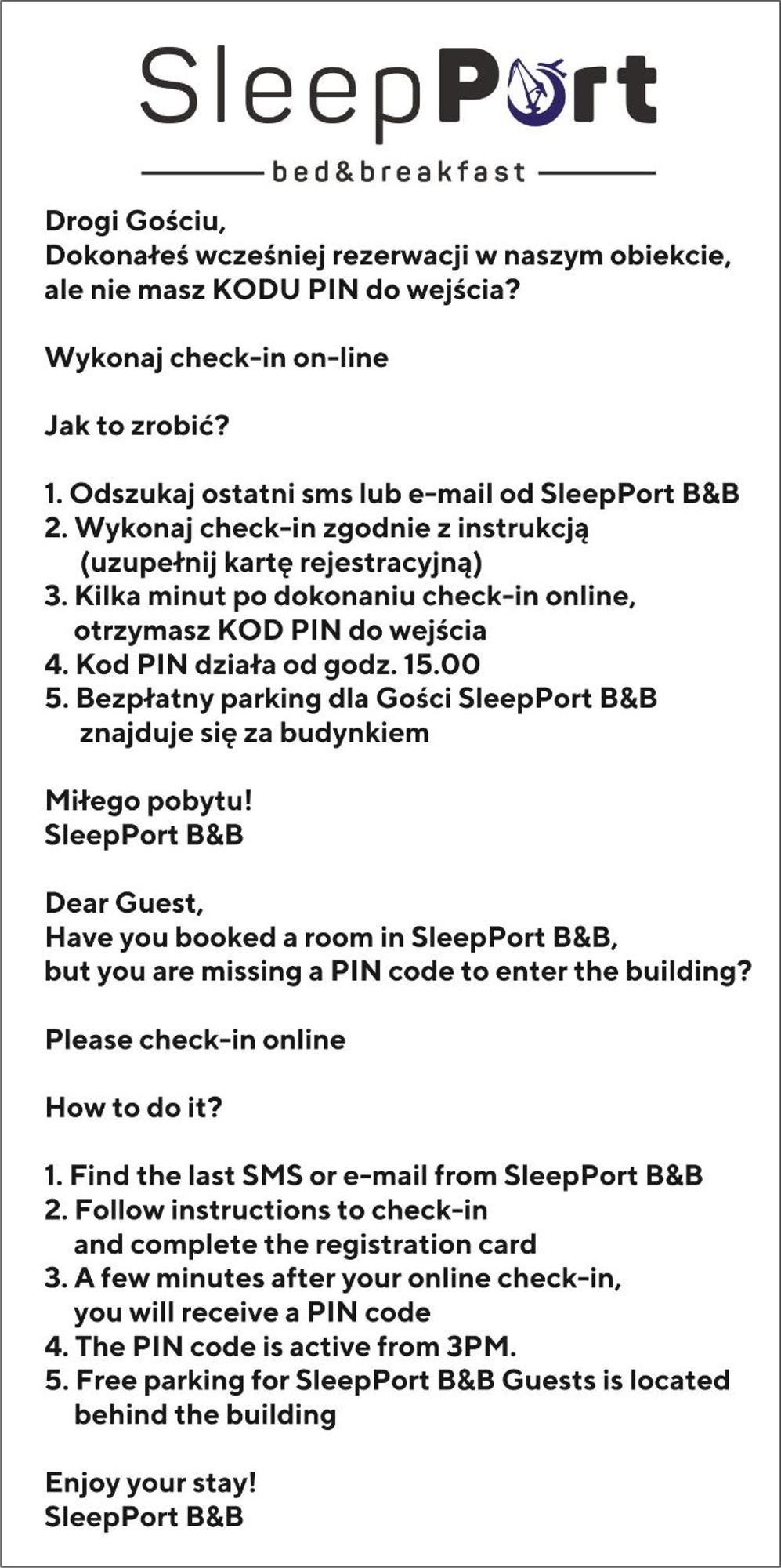 Sleep Port B&B - Bezplatny Parking Гданьск Экстерьер фото
